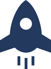 illustration of a icon rocket