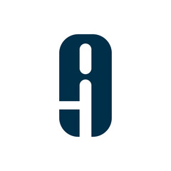 Monogram design vector logo. Monogram initial letter mark A logo design. Monogram design vector logo. Monogram initial letter mark A logo design simple A monogram