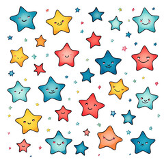 Doodle Style Stars
