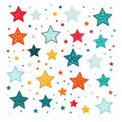Doodle Style Stars