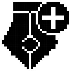 Draw, Design, Pixelart, Add, Pen Collection Set. 