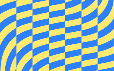 psychedelic geometric abstract yellow and blue background