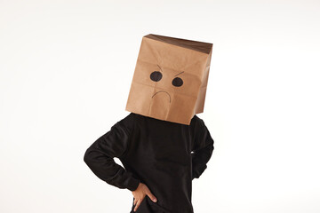 Various emotions and movements of the person 
wearing the mask.