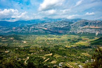 Obraz premium Agricultural Fields in Nuoro - Sardinia - Italy