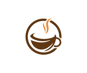 coffee logo design vector template