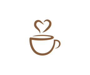 Coffee logo design vector