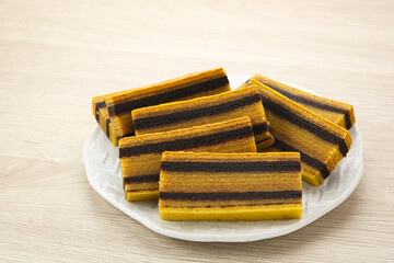 Lapis Legit, Spekuk or Spekkoek, delicious Indonesian cake
