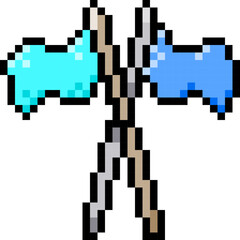 Racing Flags, Car, Pixelart Art, Machine, Flag Collection Set. 