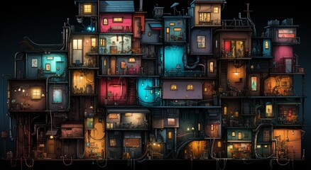 3d illustration of 4K UHD 3d illustration
