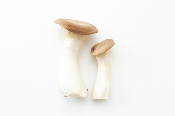 白背景にエリンギ