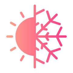 season gradient icon