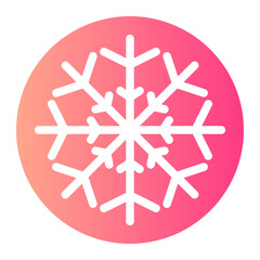 winter gradient icon