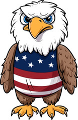 American Costume eagle illustration