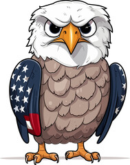 American Costume eagle illustration