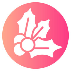 mistletoe gradient icon