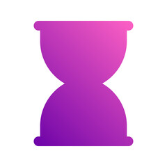 sand clock line icon