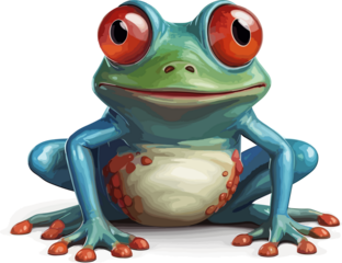 frog Illustration 
