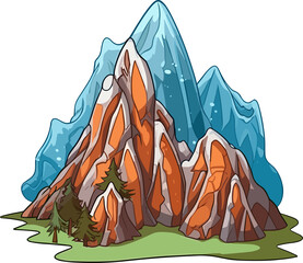 mountain Illustration. 