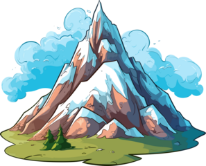 mountain Illustration. 