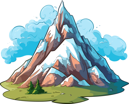 mountain Illustration. 