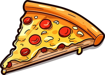 Pizza Slice Illustration 