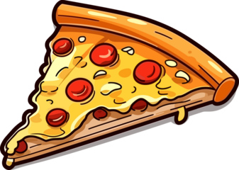 Pizza Slice Illustration 