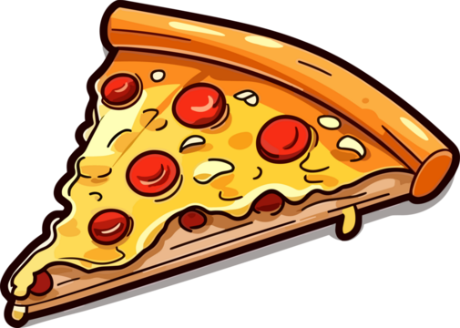 Pizza Slice Illustration 