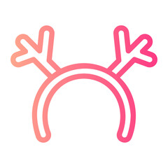 Fototapeta premium headband gradient icon