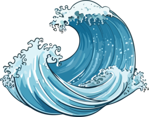 Waves Illustration. 