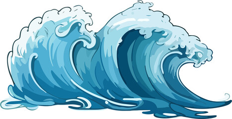 Waves Illustration. 