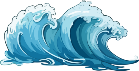Waves Illustration. 