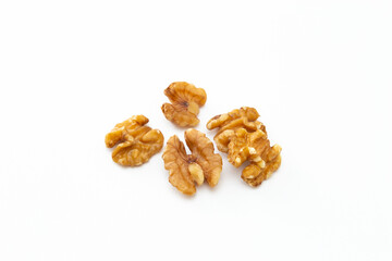 白背景にクルミ