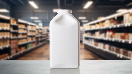 a white cylindrical object on a table