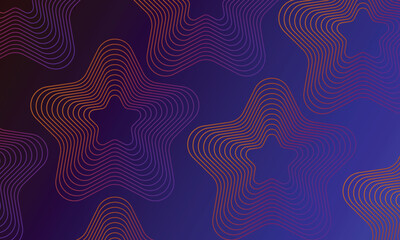 Abstract background with stars .