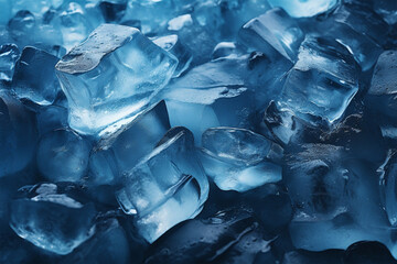 photo of block of ice - Powered by Adobe