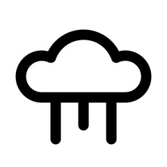 rain line icon