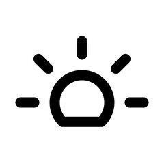 sun line icon