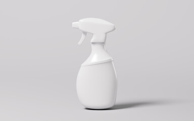 Cartoon detergent model , 3d rendering.