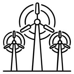 wind energy icon 