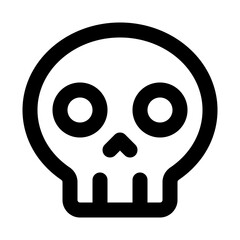 poisonous line icon