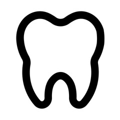 tooth line icon