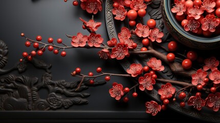 Chinese Lunar New Year Decoration Background, Happy New Year Background ,Hd Background