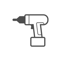 Screwdriver, electric vector construction and repair tool icon - 673617608