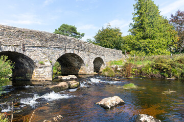 Postbridge Dartmoor road bridge