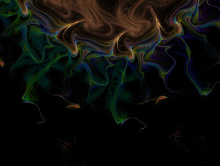 Imaginatory fractal abstract background Image