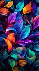Bright colorful texture. Floral background.