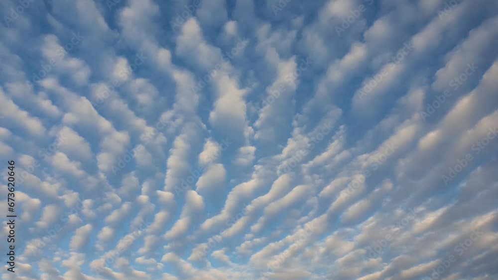 Poster abstract cloudscape scene. beautiful sky background with fluffy clouds texture. marvelous aerial com
