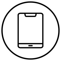 Tablet Vector Icon Design Illustration