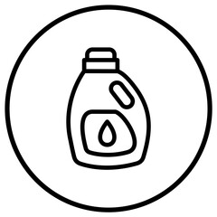 Detergent Vector Icon Design Illustration