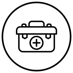 First aid box Vector Icon Design Illustration